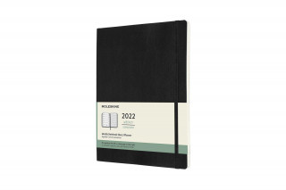 Moleskine 2022 12-Month Weekly Extra Large Softcover Notebook
