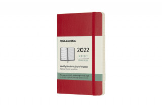 Moleskine 2022 12-Month Weekly Pocket Softcover Notebook