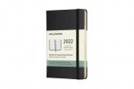 Moleskine 2022 12-Month Weekly Pocket Hardcover Horizontal Notebook