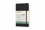 Moleskine 2022 12-Month Weekly Pocket Softcover Horizontal Notebook