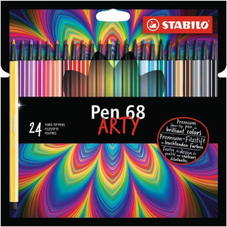 Fixa STABILO Pen 68 sada 24 ks v kartonovém pouzdru 