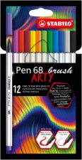 Fixa STABILO Pen 68 brush sada 12 ks v pouzdru