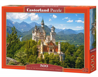 Puzzle 500 Widok na zamek Neuschwanstein Niemcy B-53544