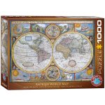 Puzzle 1000 Antique World Map 6000-2006