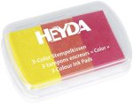 HEYDA Razítkovací polštářek - mix žlutý, oranžový, červený