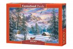 Puzzle 1000 Boże Narodzenie w górach C-104680-2