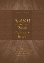 NASB, Classic Reference Bible, Genuine Leather, Buffalo, Brown, Red Letter, 1995 Text, Art Gilded Edges, Comfort Print
