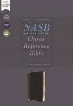 NASB, Classic Reference Bible, Leathersoft, Black, Red Letter, 1995 Text, Thumb Indexed, Comfort Print