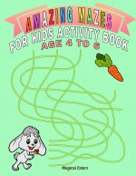Amazing Mazes For Kids Activity Book Age 4 To 6