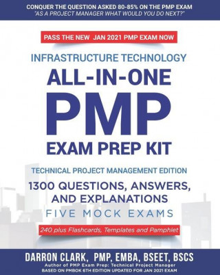 All-In-One PMP(R) EXAM PREP Kit,1300 Question, Answers, and Explanations, 240 Plus Flashcards, Templates and Pamphlet Updated for Jan 2021 Exam: Based