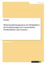 Widerstandsmanagement als Erfolgsfaktor bei Veränderungen im Unternehmen. Problemfelder und Grenzen