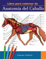 Libro para colorear de Anatomia del Caballo