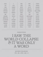 Hassan Khan: I Saw the World Collapse & It Was Only a Word
