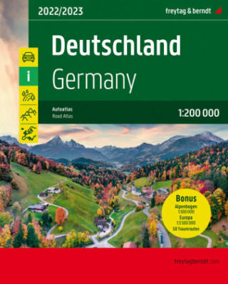 Germany with the Alps road atlas