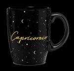 Taza capricornio horoscopo negro