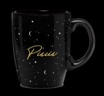 Taza piscis de Horoscopo negro