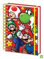 Blok A5 kroužkový Super Mario run