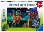 Ravensburger Puzzle - Dinosauří svět 3 x 49 dílků