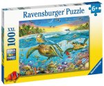 Ravensburger Puzzle - Plavání s vodními želvami 100 dílků