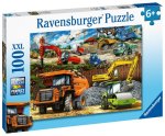 Ravensburger Puzzle - Stavební vozidla 100 dílků