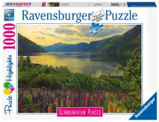 Ravensburger Puzzle Skandinávie - Fjord v Norsku 1000 dílků