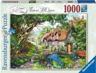 Ravensburger Puzzle - Květinový kopec 1000 dílků