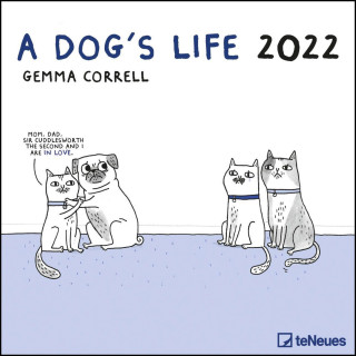 DOGS LIFE GRID CALENDAR 2022