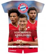 FC Bayern München 2022 - Trikotkalender - Wand-Kalender - Fan-Kalender - Fußball-Kalender - 34,1x42 - Sport