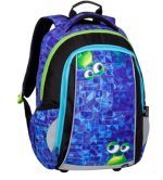 Bagmaster Studentský batoh MARK 20 B BLUE/GREEN/BLACK