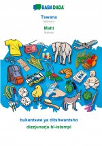 BABADADA, Tswana - Malti, bukantswe ya ditshwantsho - dizzjunarju bl-istampi