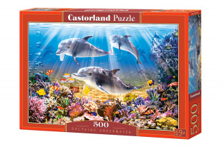 Puzzle 500 Podwodne delfiny B-52547