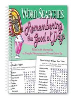 Word Searches Remembering the Good Ol' Days