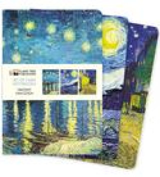 Vincent van Gogh Set of 3 Midi Notebooks (Diár)