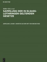 Gesetze Aus Der Zeit Von 1896 Bis 1900