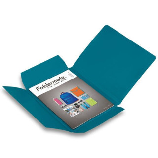 FolderMate Nest - Tříchlopňové desky s gumou modré