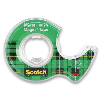 Samolepicí páska 3M Scotch Magic Invisible 19 mm x 7,5 m, s odvíječem