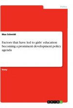 Factors that have led to girls' education becoming a prominent development policy agenda