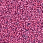 TUBE Luminous Pink Taffy 11/0 Miyuki Delica Bead | approx 7 gr