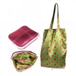 Sacs Zip-up Shopper Roses (lot de 12)