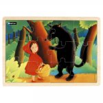 Puzzle bois Chaperon rouge 12 pièces
