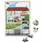 Puzzle juxtaposable - Maison