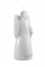 Bougie Ange finition céramique  19.5 cm