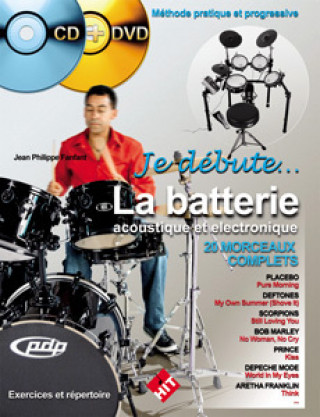 JE DEBUTE LA BATTERIE CD ET DVD