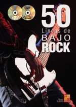 BRUNO TEJEIRO: 50 LINEAS DE BAJO ROCK (LIBRO/CD/DVD) +DVD