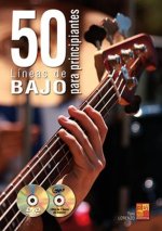 TONI LORENZO: 50 LINEAS DE BAJO PARA PRINCIPIANTES (BOOK/CD/DVD) +DVD