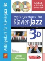 ANFANGERKURS FUR KLAVIER-JAZZ IN 3D +CD+DVD
