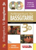 ANFANGERKURS FUR BASSGITARRE IN 3D +CD+DVD