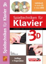 SPIELTECHNIKEN FUR KLAVIER EN 3D PIANO+CD+DVD