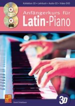 ANFANGERKURS FUR LATIN-PIANO IN 3D (BOOK/CD/DVD) PIANO+DVD