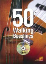 BRAD TUCKER: 50 WALKING BASSLINES (BOOK/CD)